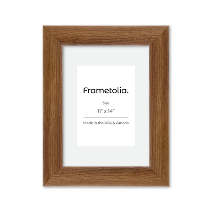 11" x 14" Light Walnut Hudson Valley Wall Frame
