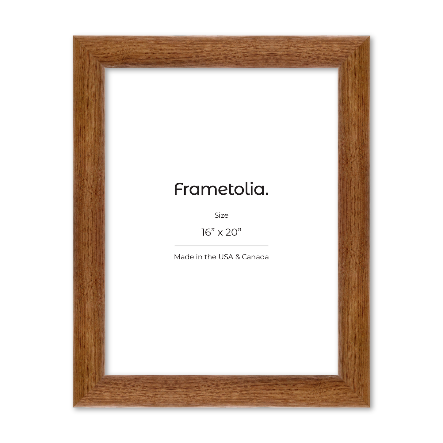 16" x 20" Light Walnut Hudson Valley Wall Frame