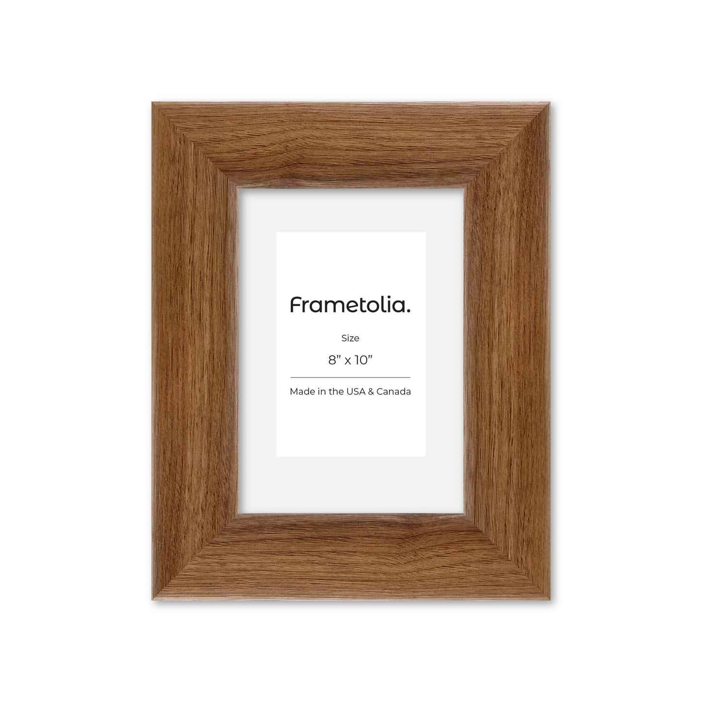 8" x 10" Light Walnut Hudson Valley Wall Frame