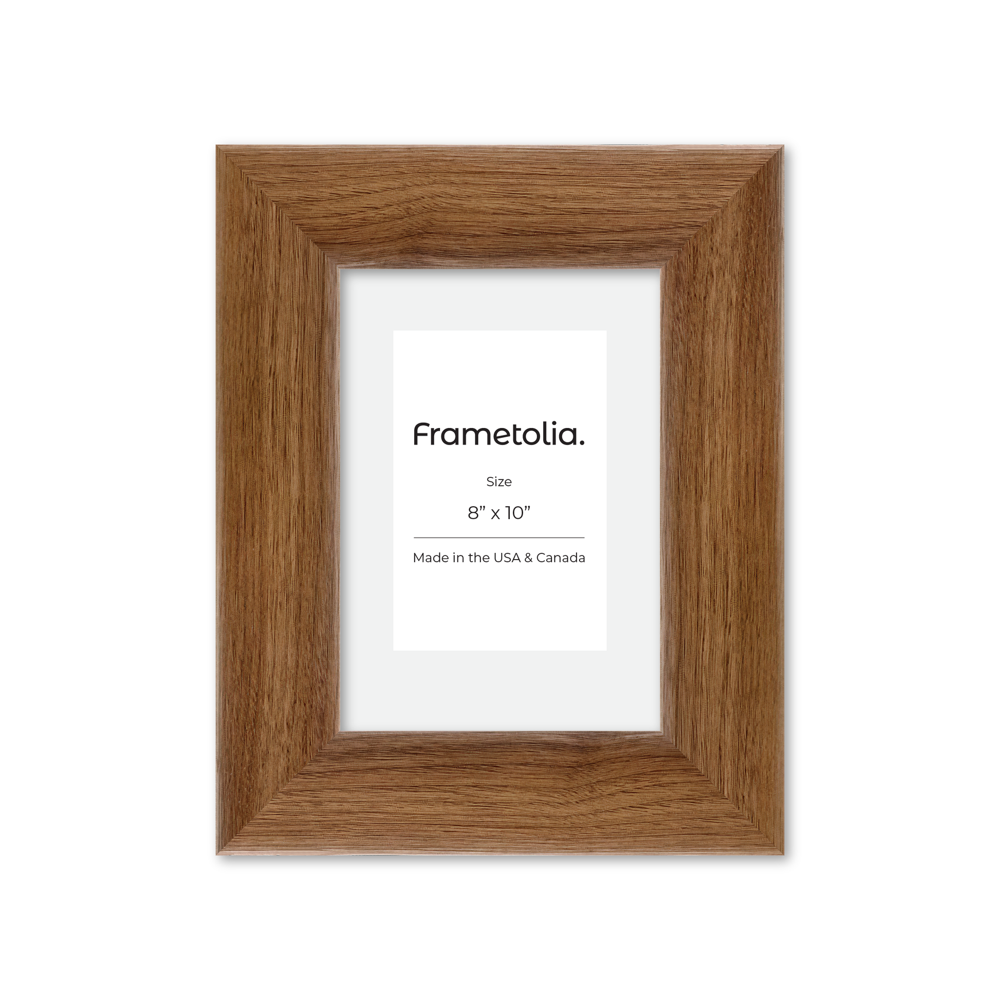 8" x 10" Light Walnut Hudson Valley Wall Frame