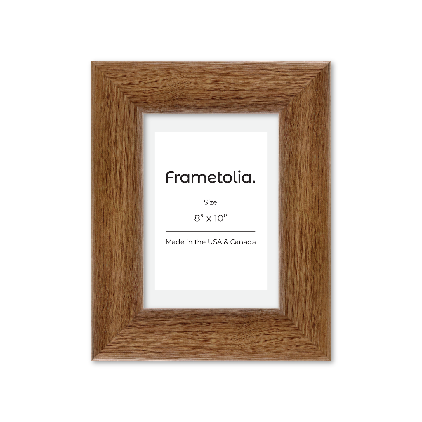 8" x 10" Light Walnut Hudson Valley Wall Frame