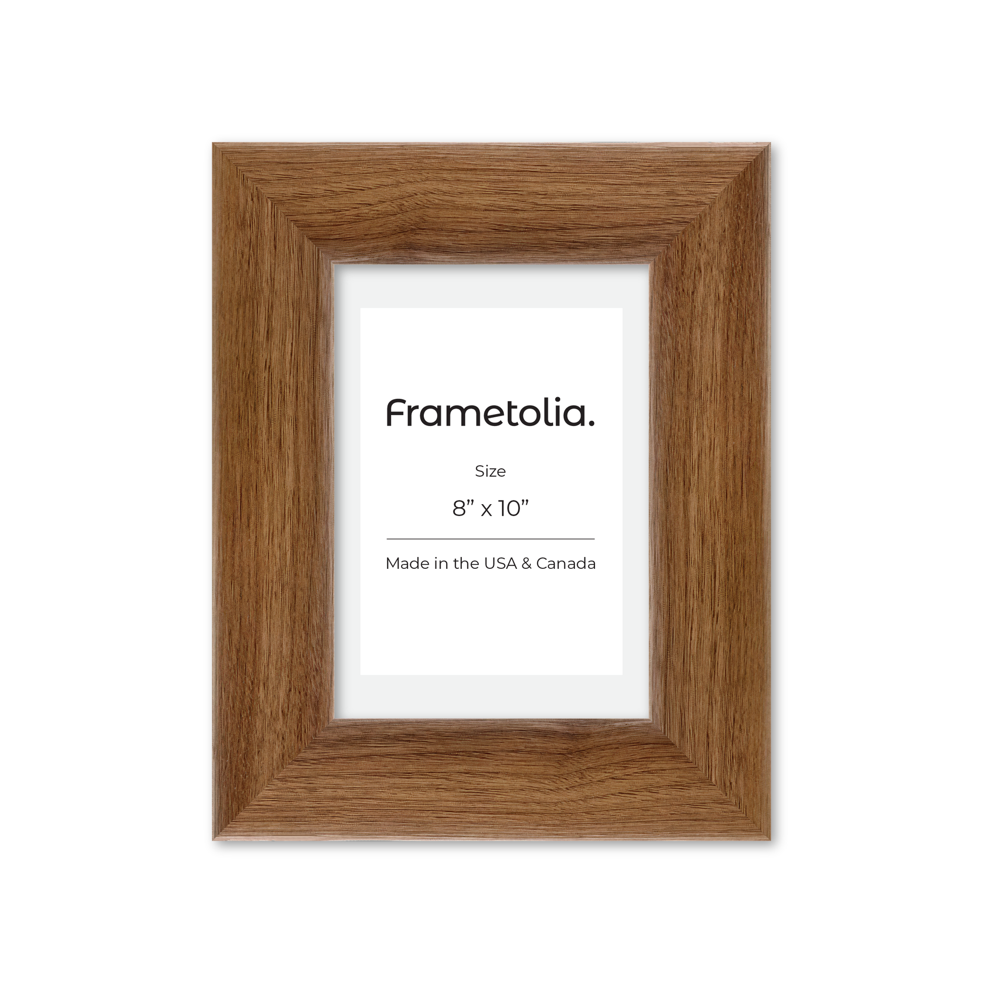 8" x 10" Light Walnut Hudson Valley Wall Frame