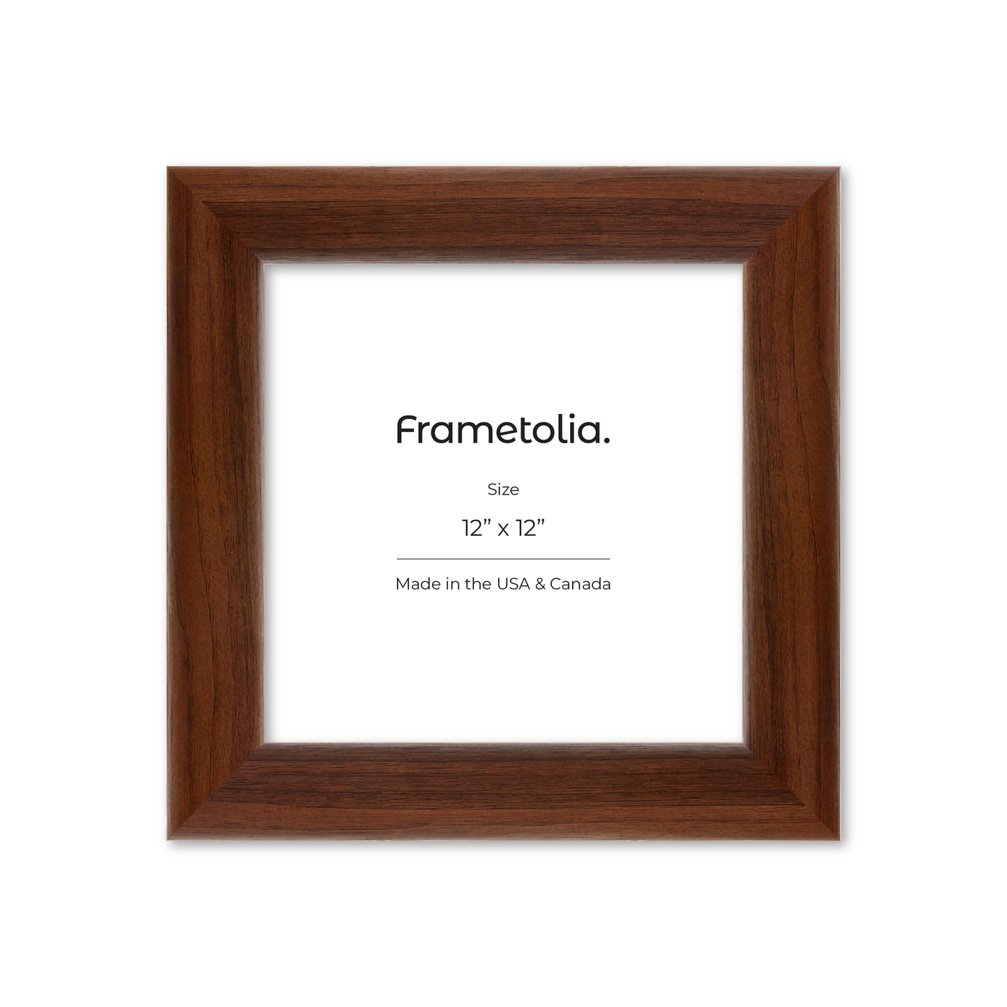 12" x 12" Dark Walnut Hudson Valley Wall Frame