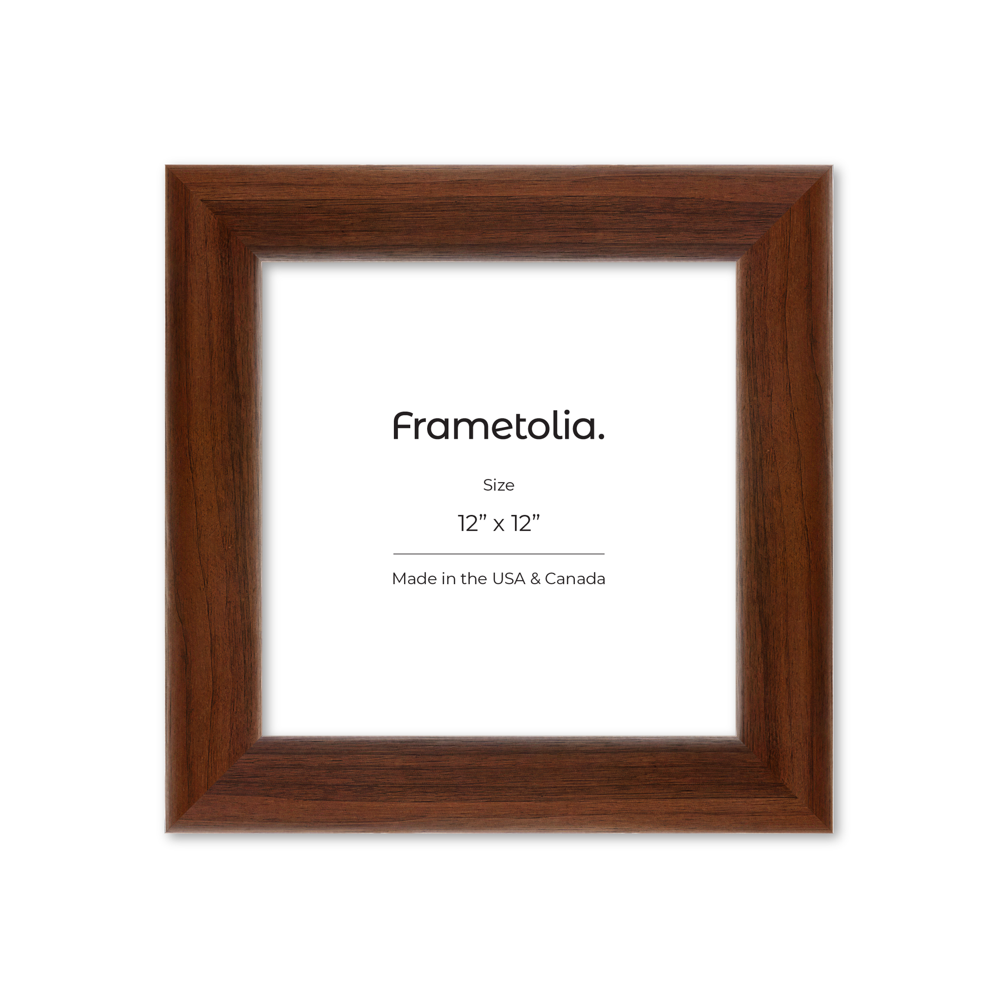 12" x 12" Dark Walnut Hudson Valley Wall Frame