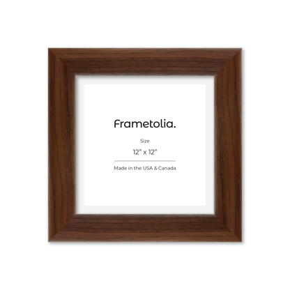 12" x 12" Dark Walnut Hudson Valley Wall Frame