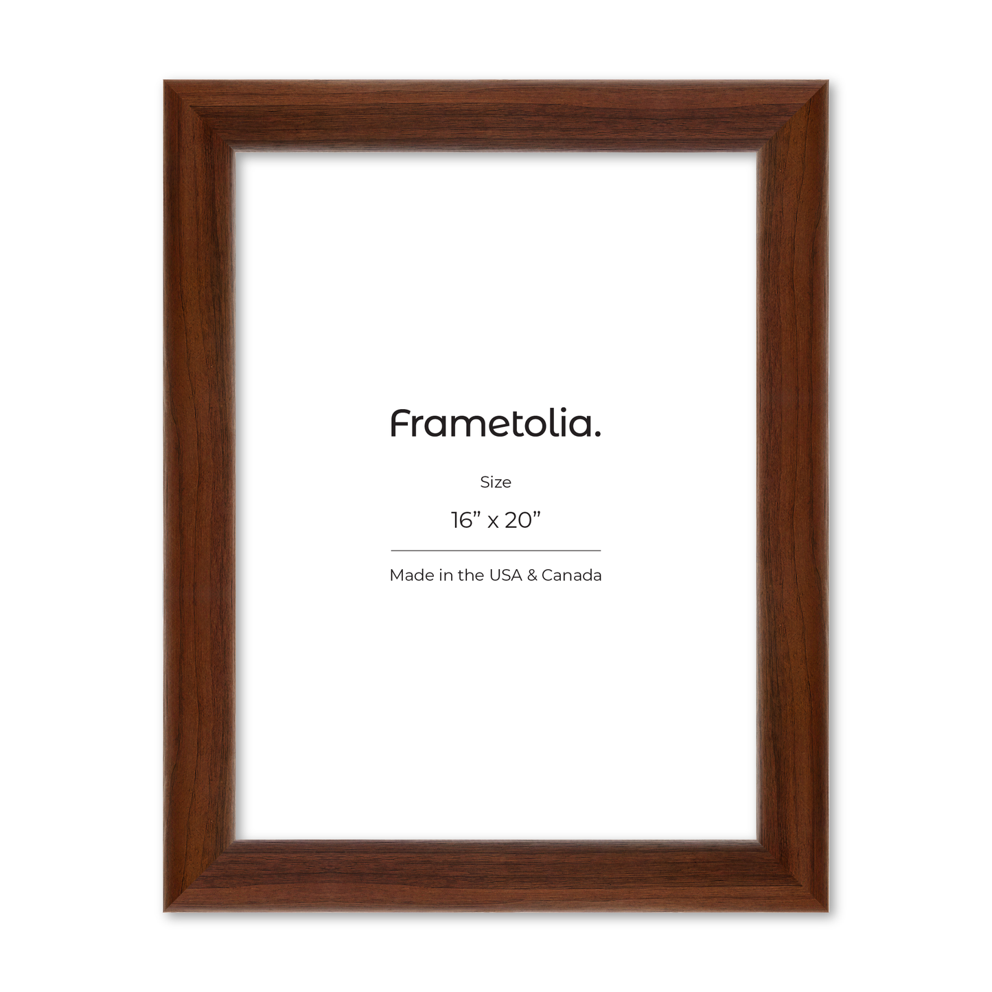 16" x 20" Dark Walnut Hudson Valley Wall Frame