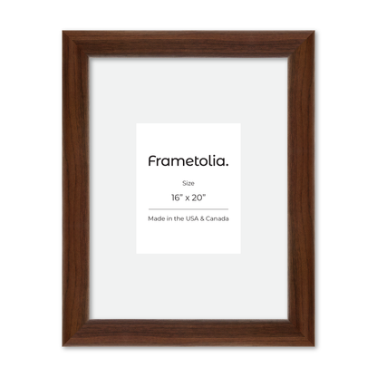 16" x 20" Dark Walnut Hudson Valley Wall Frame