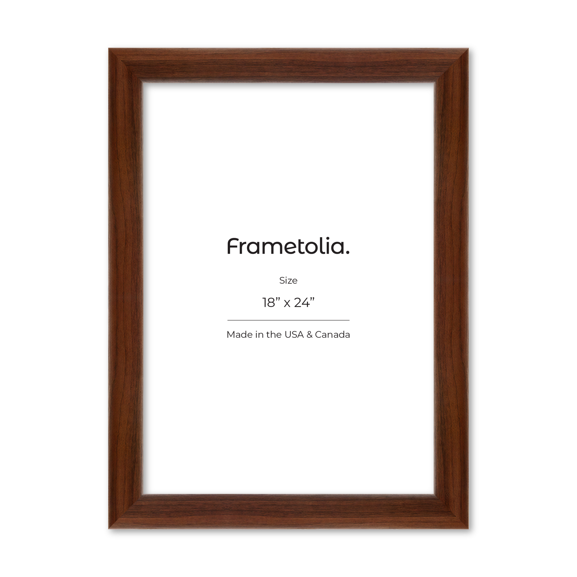 18" x 24" Dark Walnut Hudson Valley Wall Frame