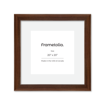 20" x 20" Dark Walnut Hudson Valley Wall Frame