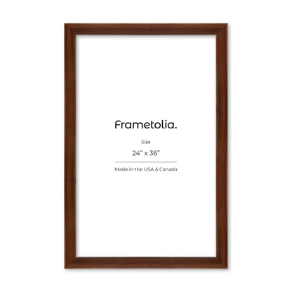 24" x 36" Dark Walnut Hudson Valley Wall Frame