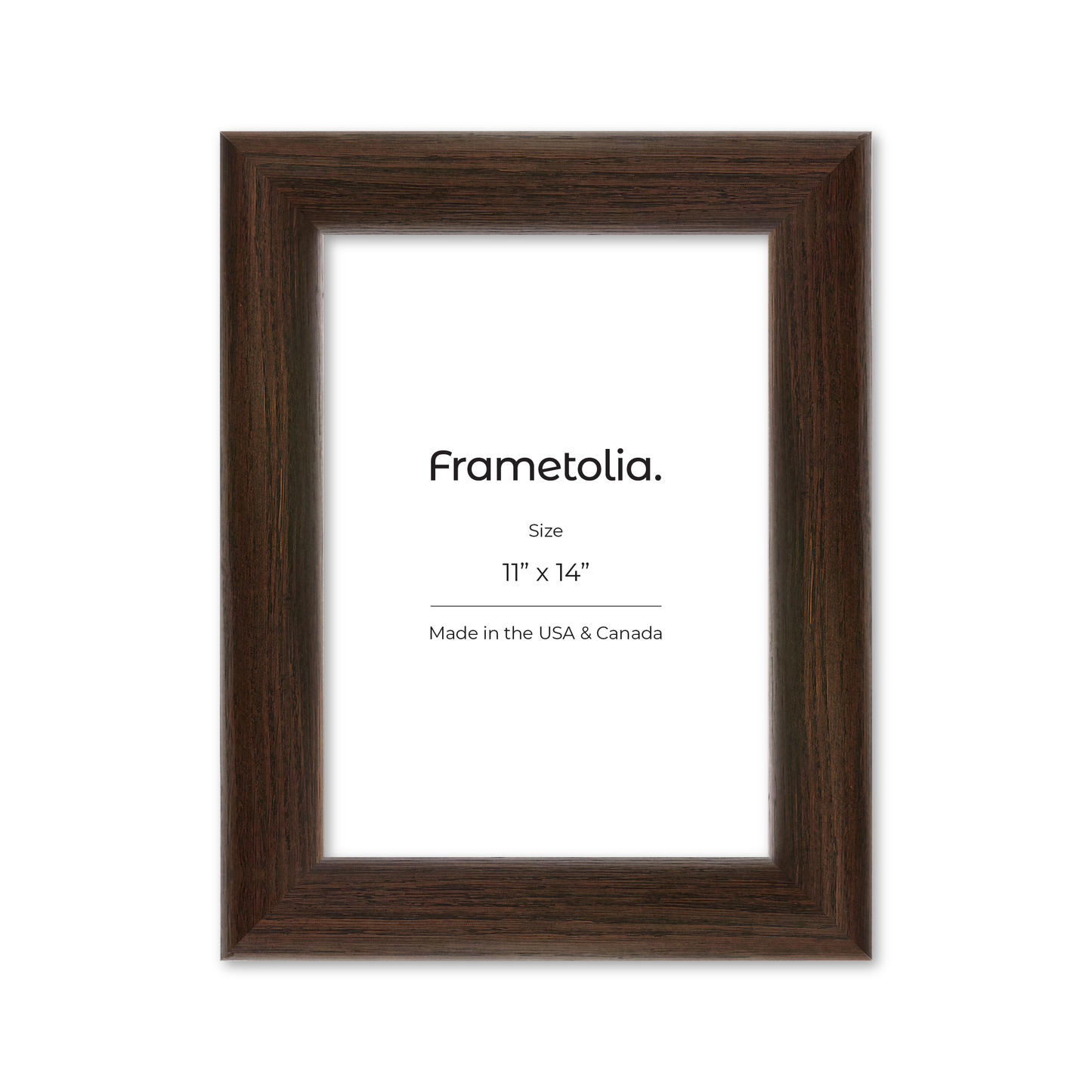 11" x 14" Dark Oak Hudson Valley Wall Frame