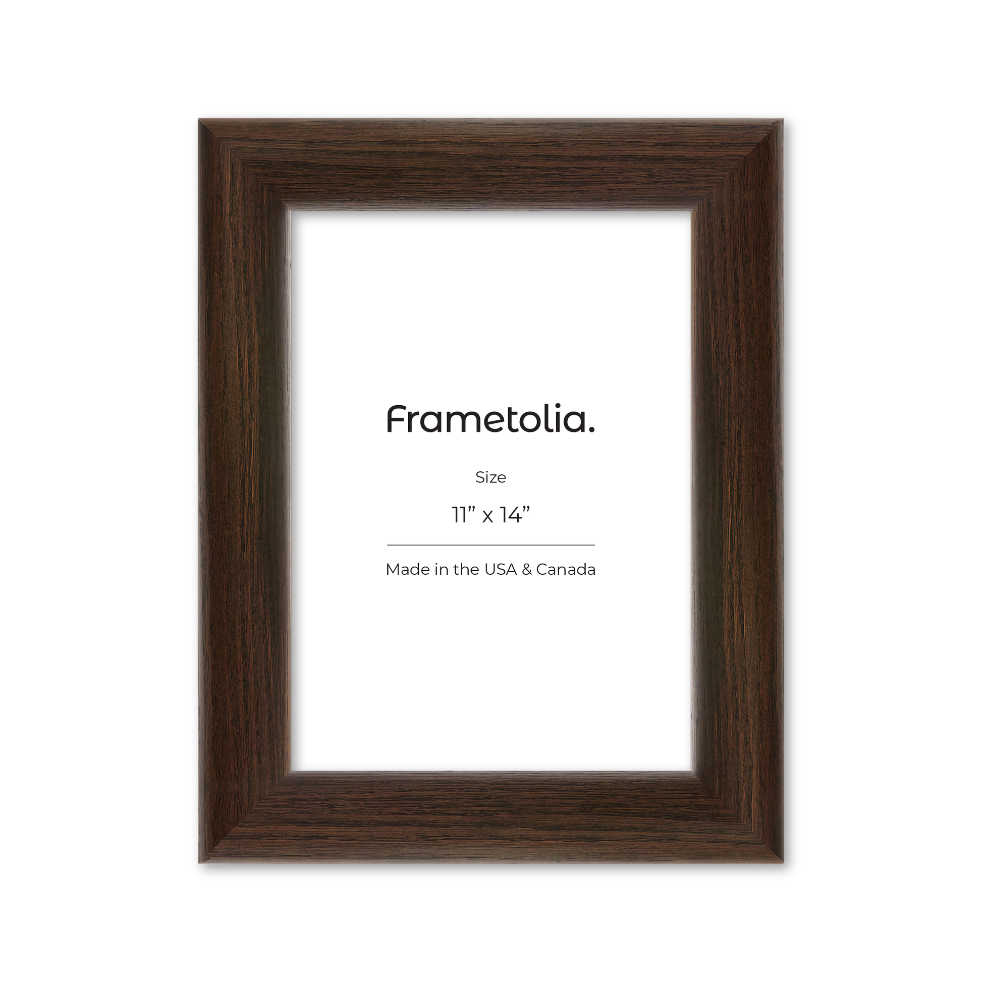 11" x 14" Dark Oak Hudson Valley Wall Frame