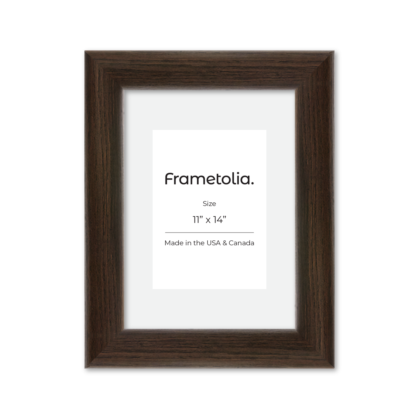11" x 14" Dark Oak Hudson Valley Wall Frame