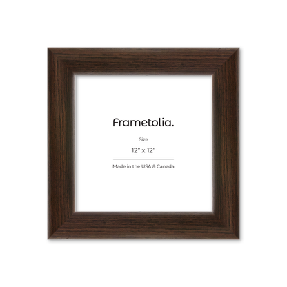 12" x 12" Dark Oak Hudson Valley Wall Frame