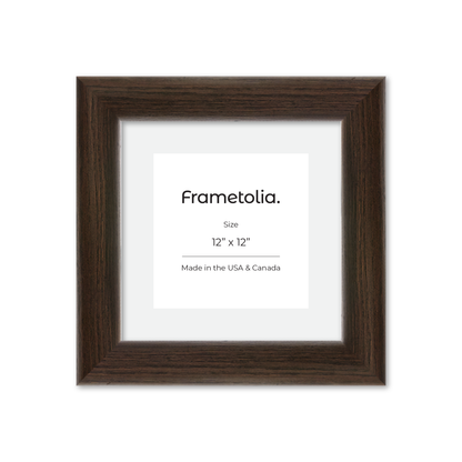 12" x 12" Dark Oak Hudson Valley Wall Frame