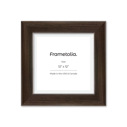 12" x 12" Dark Oak Hudson Valley Wall Frame