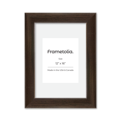 12" x 16" Dark Oak Hudson Valley Wall Frame