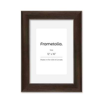 12" x 16" Dark Oak Hudson Valley Wall Frame