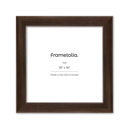16" x 16" Dark Oak Hudson Valley Wall Frame