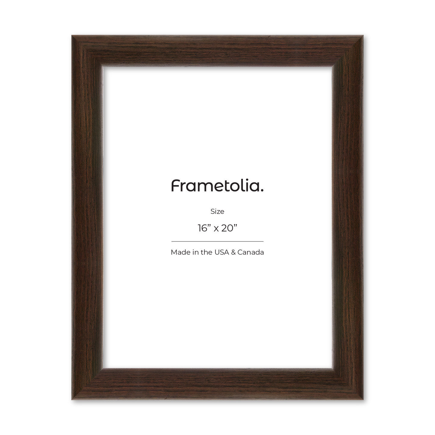 16" x 20" Dark Oak Hudson Valley Wall Frame