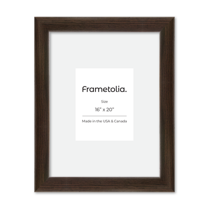 16" x 20" Dark Oak Hudson Valley Wall Frame