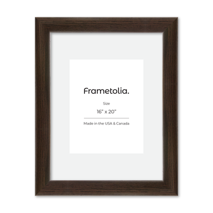 16" x 20" Dark Oak Hudson Valley Wall Frame
