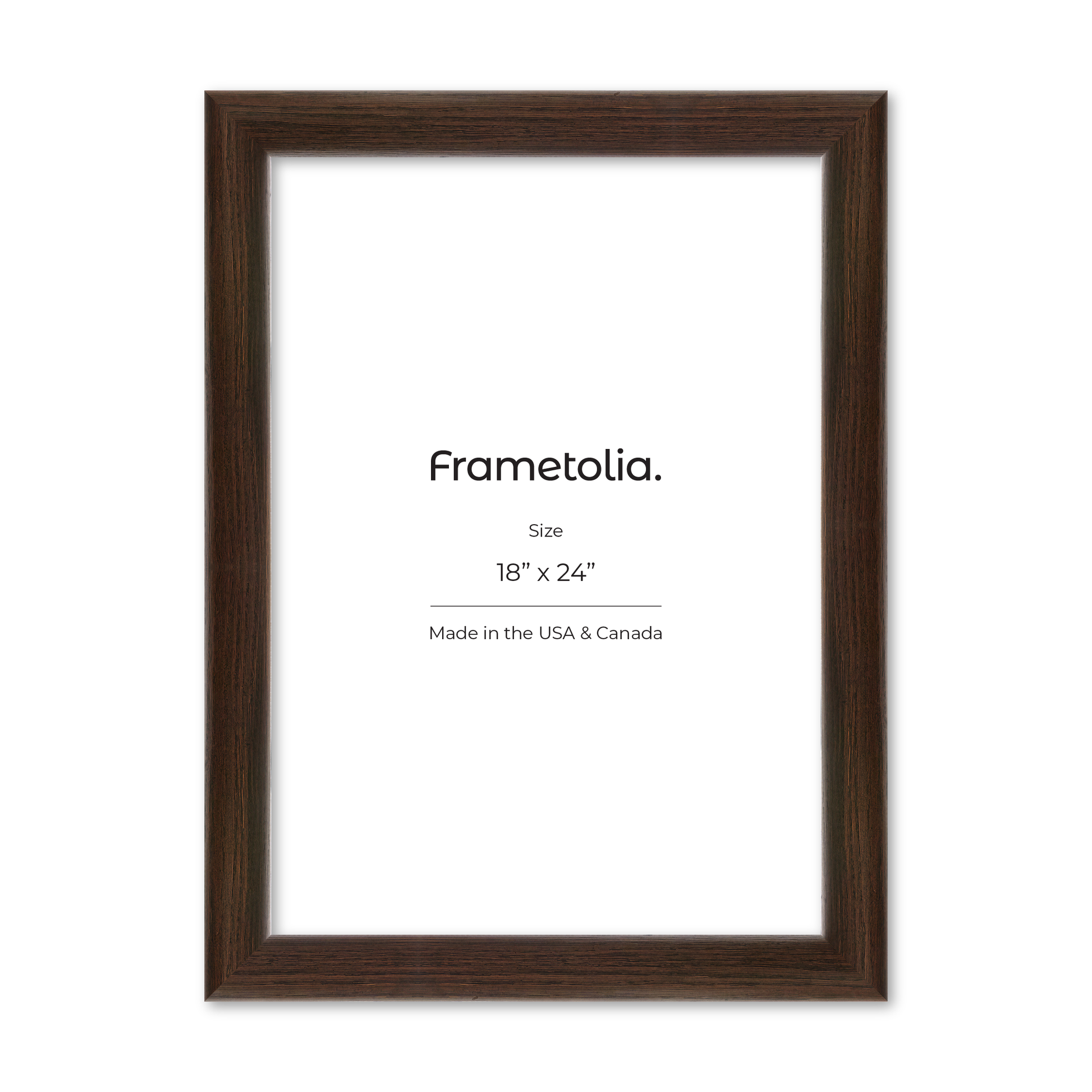 18" x 24" Dark Oak Hudson Valley Wall Frame