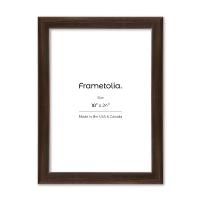 18" x 24" Dark Oak Hudson Valley Wall Frame