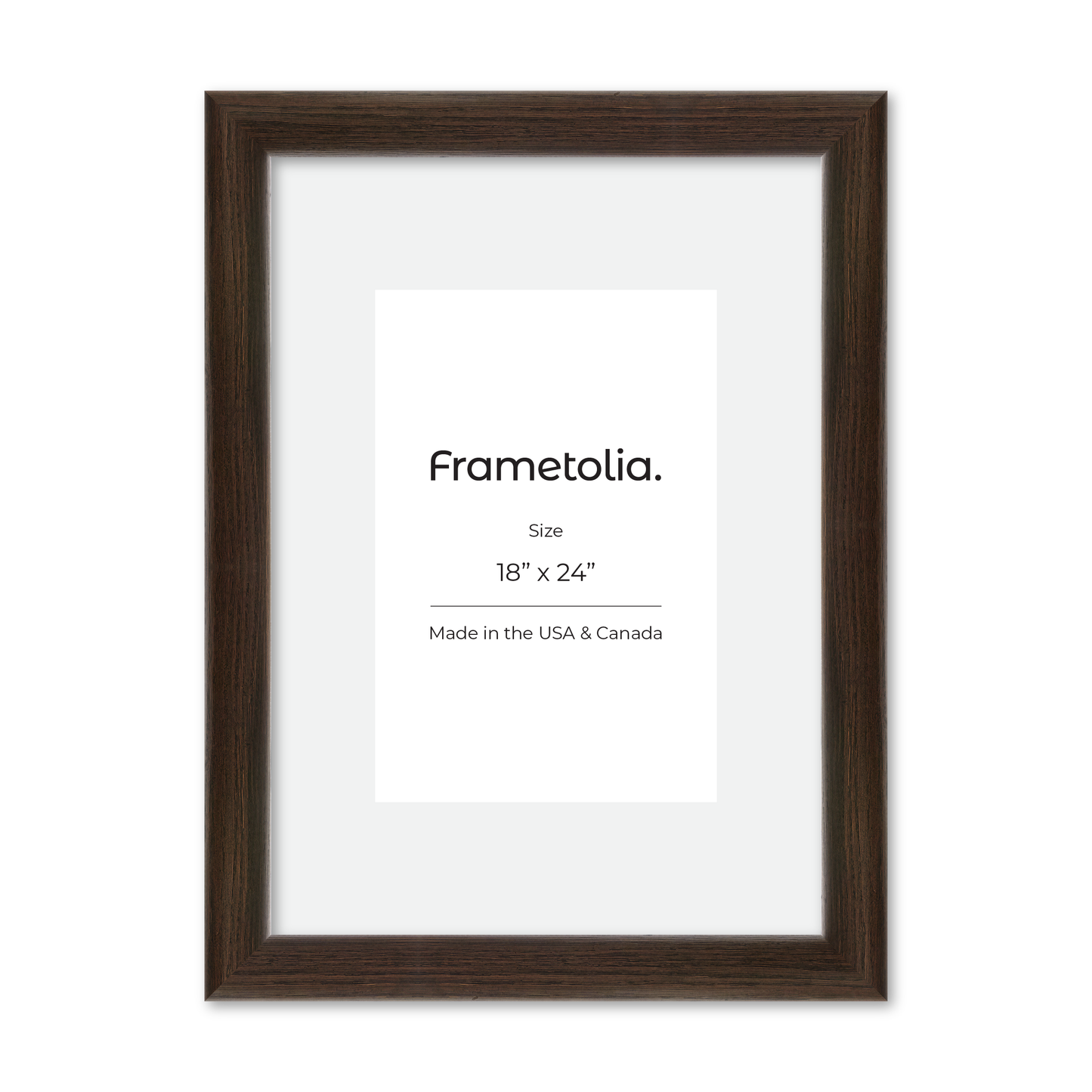 18" x 24" Dark Oak Hudson Valley Wall Frame