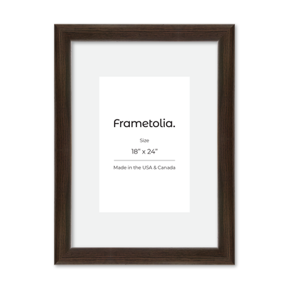 18" x 24" Dark Oak Hudson Valley Wall Frame