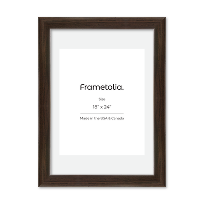 18" x 24" Dark Oak Hudson Valley Wall Frame