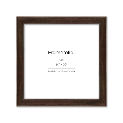 20" x 20" Dark Oak Hudson Valley Wall Frame