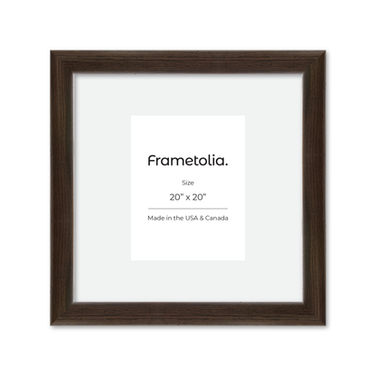 20" x 20" Dark Oak Hudson Valley Wall Frame