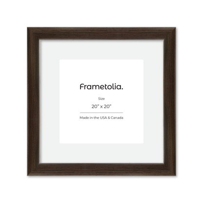 20" x 20" Dark Oak Hudson Valley Wall Frame