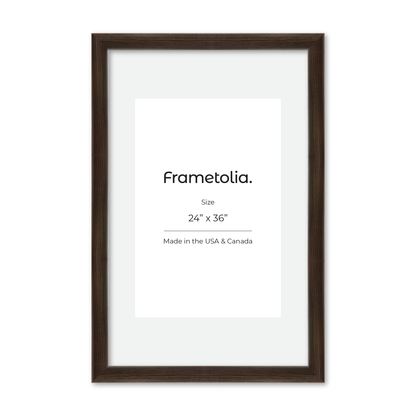 24" x 36" Dark Oak Hudson Valley Wall Frame