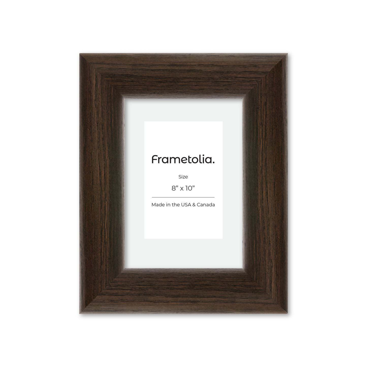 8" x 10" Dark Oak Hudson Valley Wall Frame
