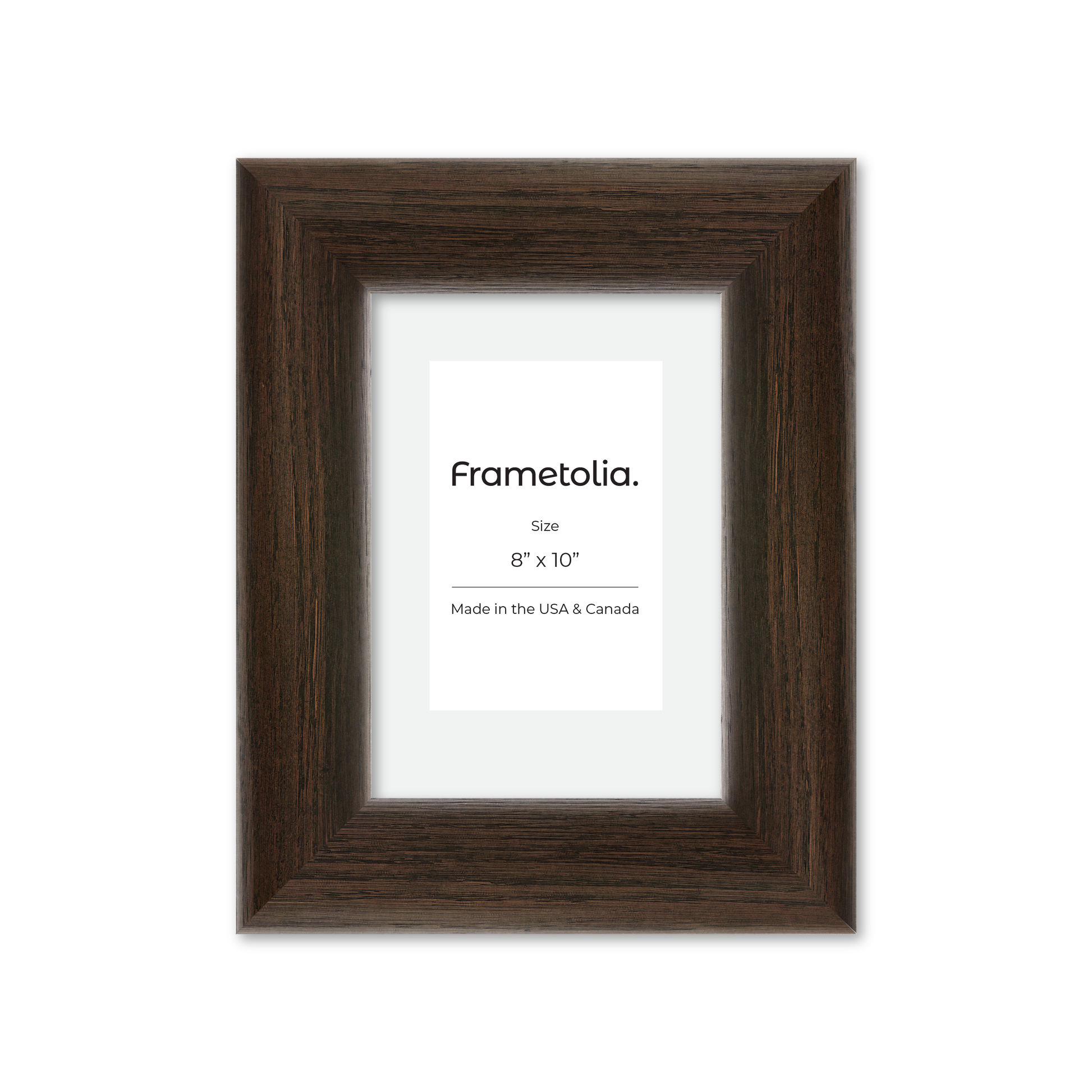 8" x 10" Dark Oak Hudson Valley Wall Frame
