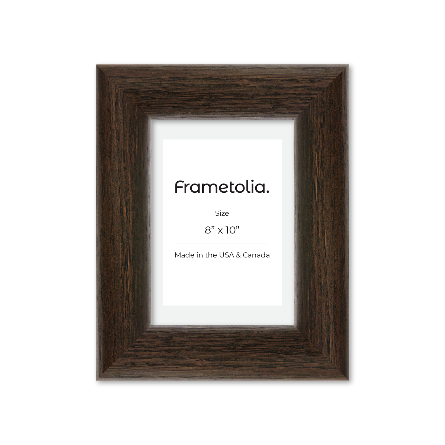 8" x 10" Dark Oak Hudson Valley Wall Frame