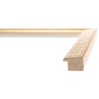 Warm Gold Medium Width Table Top Frame
