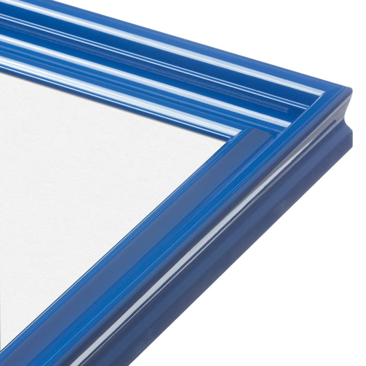 Seaport Blue Wide Width Wall Frame