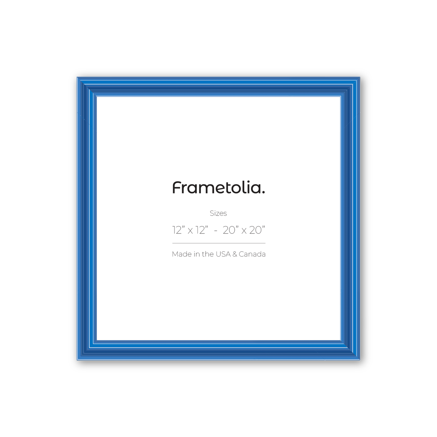 Seaport Blue Wide Width Wall Frame