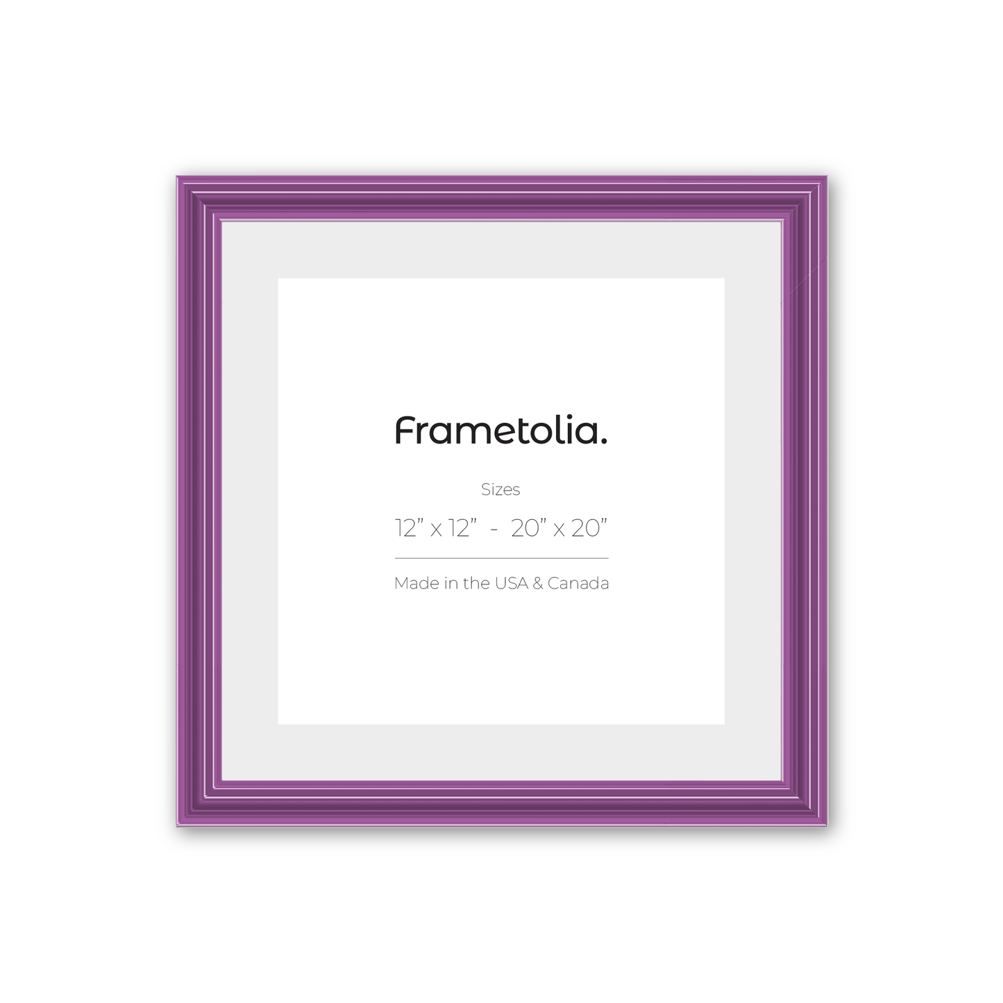 Royal Lilac Wide Width Wall Frame