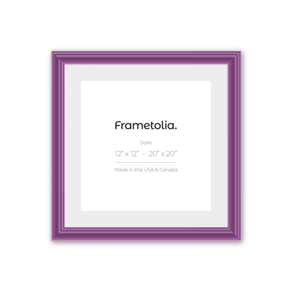 Royal Lilac Wide Width Wall Frame