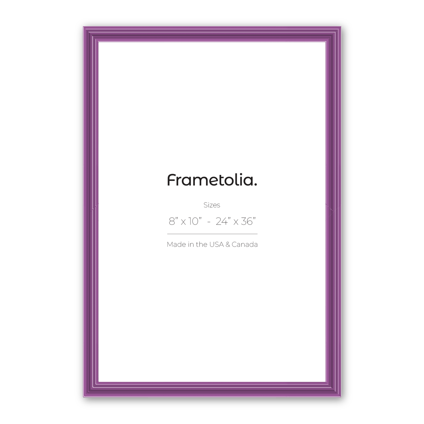 Royal Lilac Wide Width Wall Frame