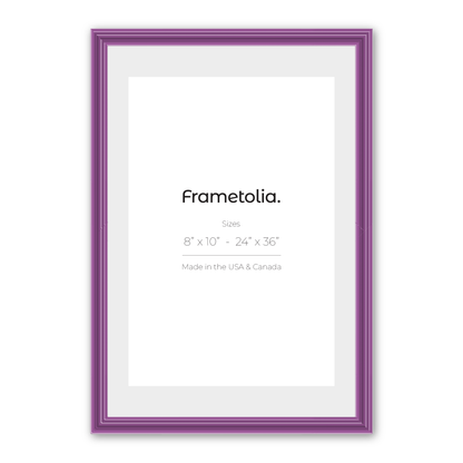 Royal Lilac Wide Width Wall Frame