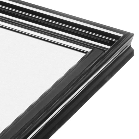 Electric Black Gloss Wide Width Wall Frame