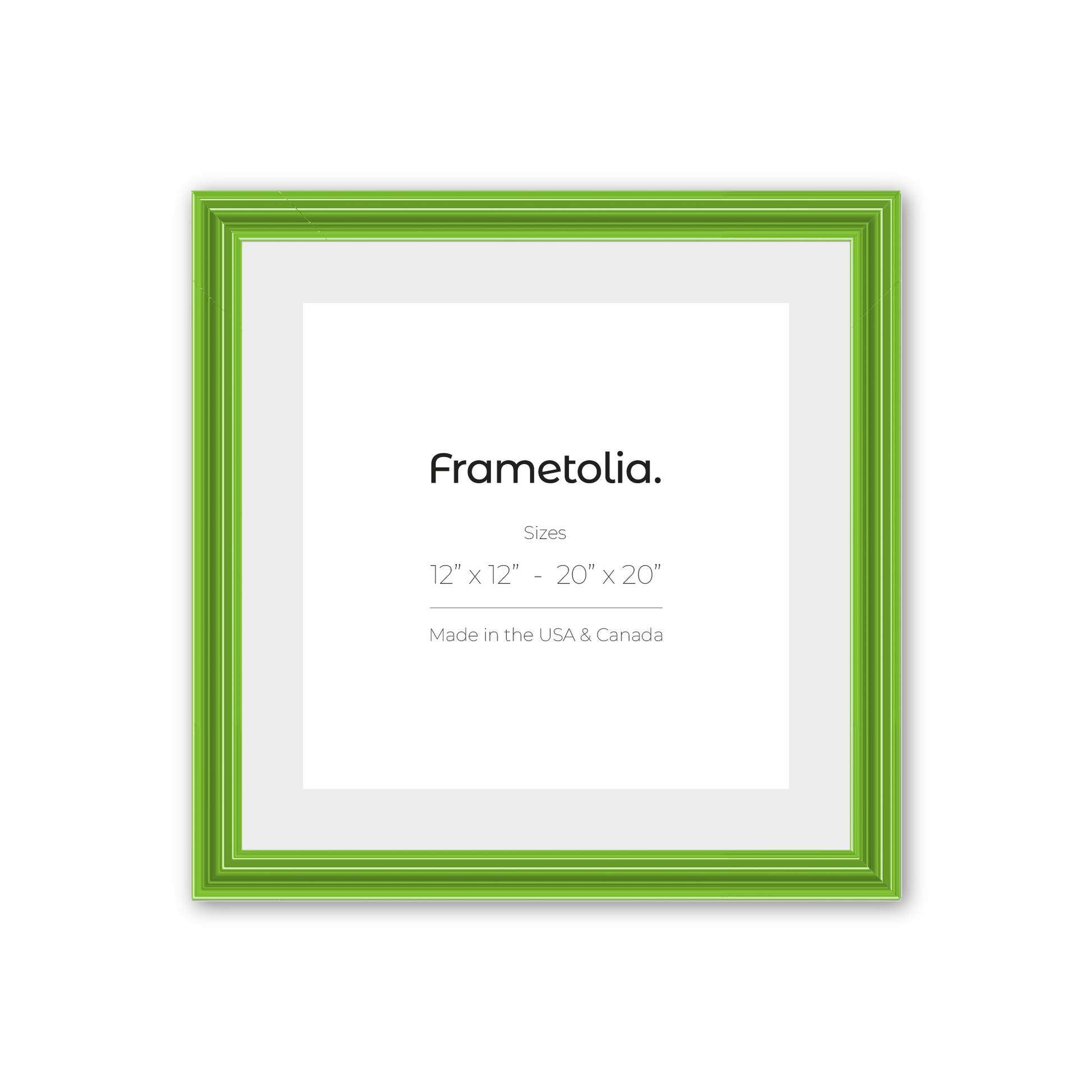 [Color:Fresh Lime Gloss],front of picture frame