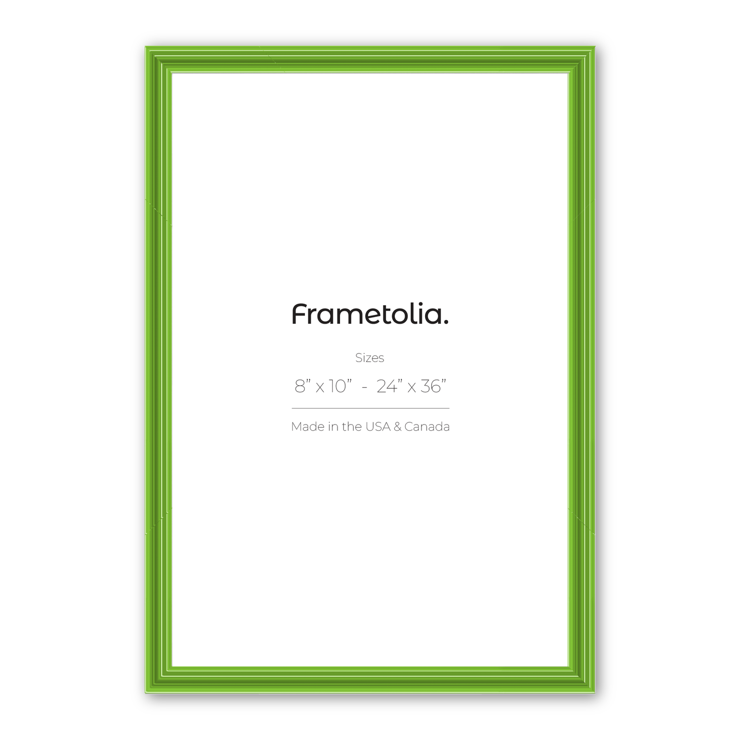 [Color:Fresh Lime Gloss],front of picture frame