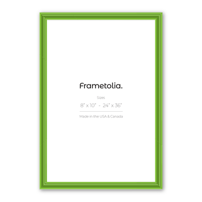 [Color:Fresh Lime Gloss],front of picture frame