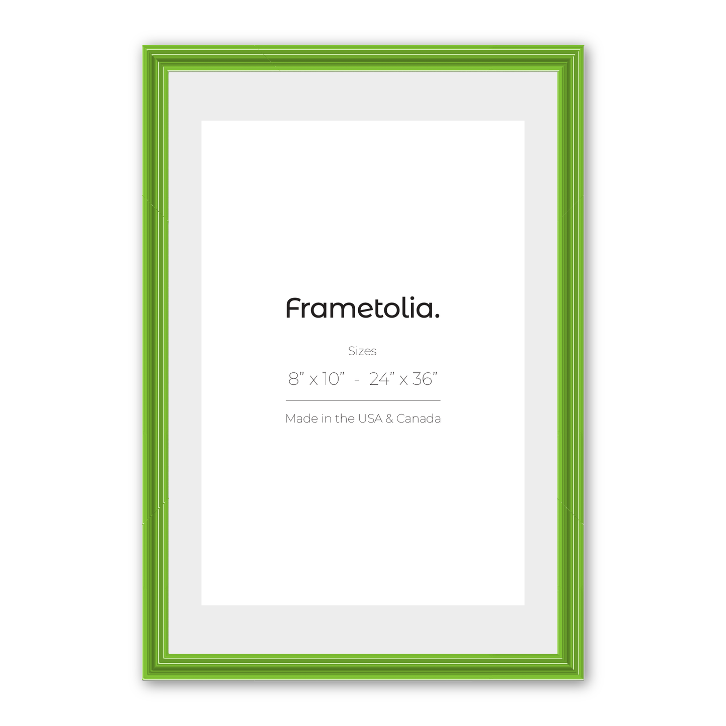 [Color:Fresh Lime Gloss],front of picture frame